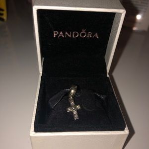 Pandora silver cross charm